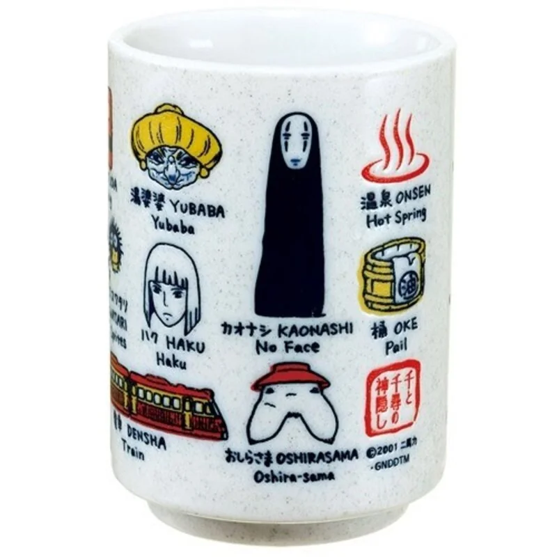 Le Voyage de Chihiro tasse japonaise Characters Le Voyage de Chihiro tasse japonaise Characters