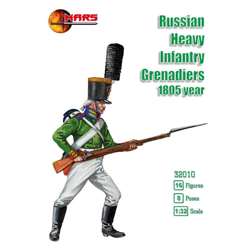 Russe Infanterie lourde Grenadiers Waterloo