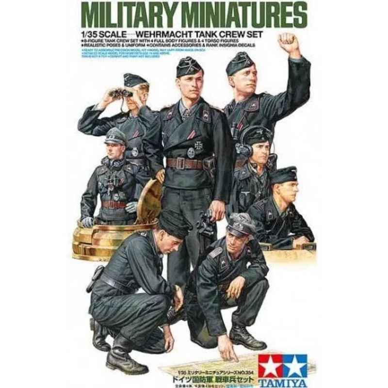 Wehrmacht char Crew Set La défense allemande de chars de l'Armée Soldat 8 chiffre fixé au cours de la Seconde Guerre mondia
