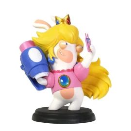 Mario + The Lapins Crétins Kingdom Battle figurine PVC Rabbid-Peach 16 cm