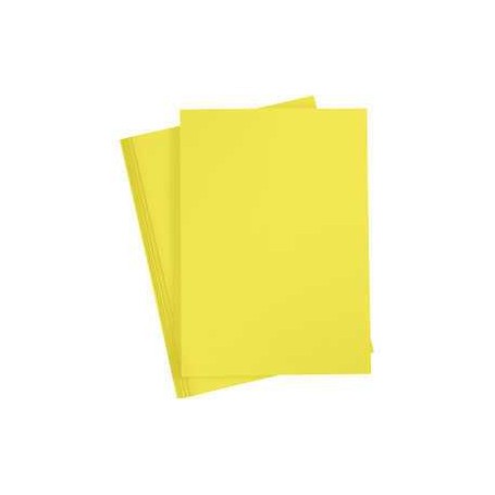  Carton coloré, A4 210x297 mm,  180 gr, jaune orange, 20flles