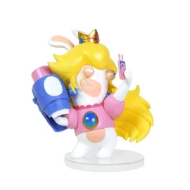 Mario + The Lapins Crétins Kingdom Battle figurine PVC Rabbid-Peach 8 cm