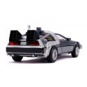 Retour vers le Futur II DeLorean Time Machine 1/24 métal Hollywood Rides