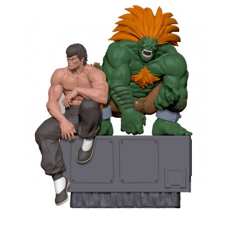  Street Fighter statuettes PVC 1/8 Fei & Blanka