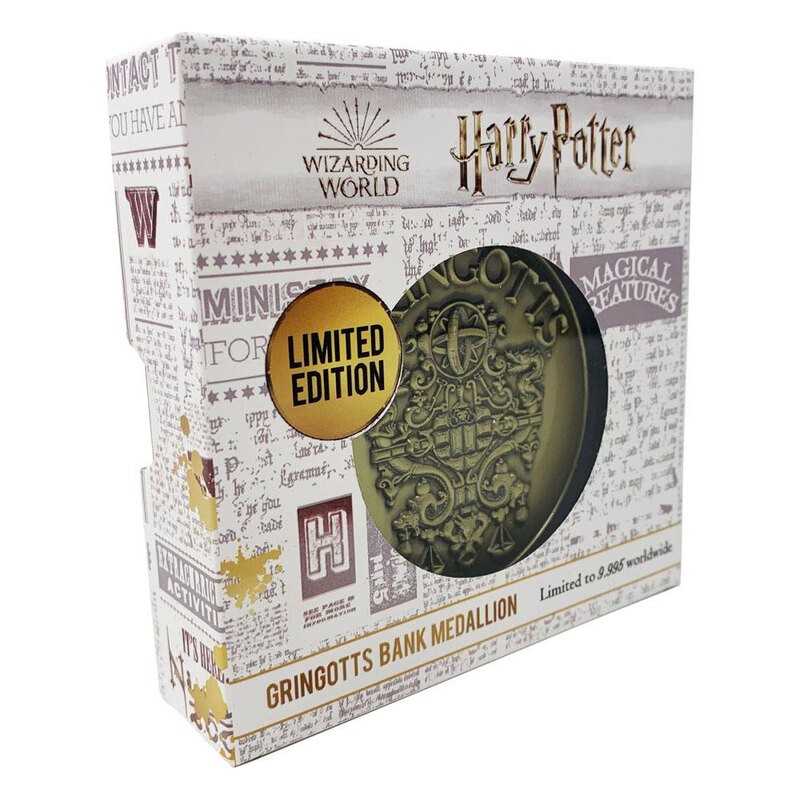Harry Potter médaillon Gringotts Crest Limited Edition