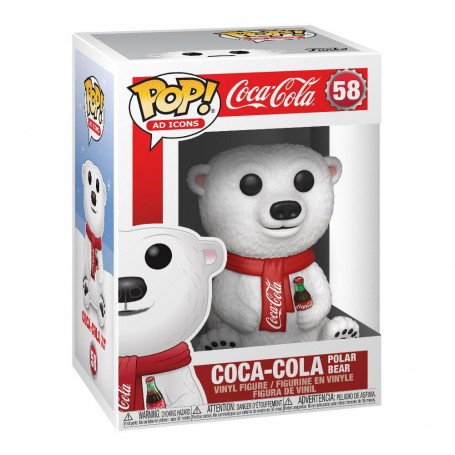 Figurines Pop Coca-Cola POP! Ad Icons Vinyl figurine Coca-Cola Polar Bear 9 cm