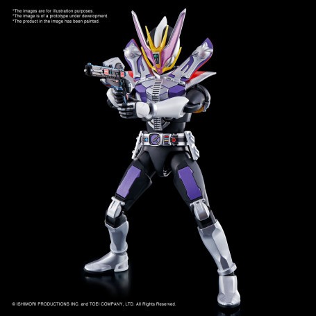 Gunpla Kamen Rider: Figure-Rise Standard - Kit de modèle Masked Rider Den-O Gun Form et Plat Form