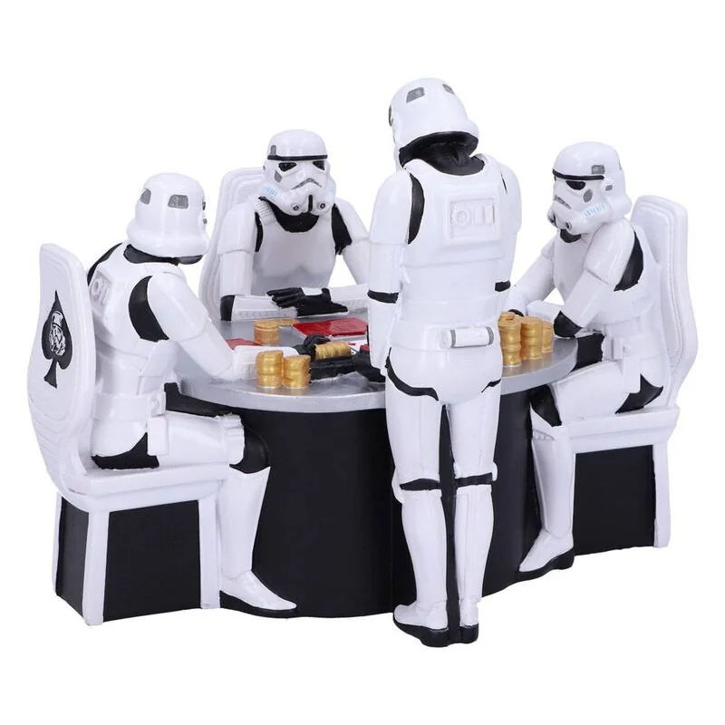 Star Wars diorama Stormtrooper Poker Face 18 cm