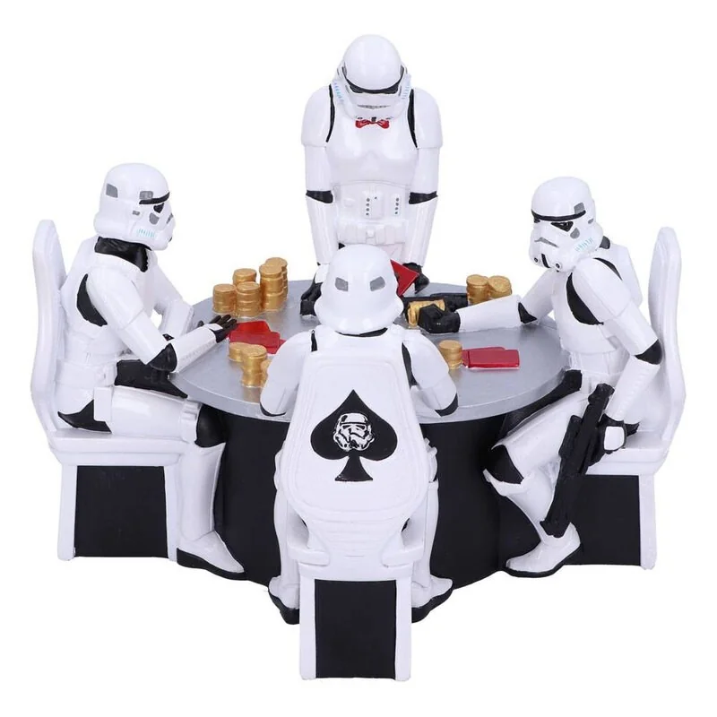 Star Wars diorama Stormtrooper Poker Face 18 cm