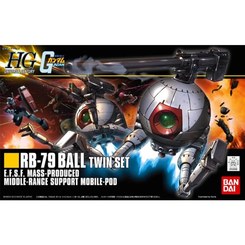 Gundam Gunpla HG 1/144 114 Ball Twin Set