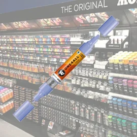 Molotow Acrylic Marker One4All Twin 1,5/4mm 209 Blue Violett Pastel