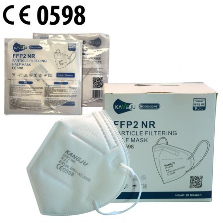  Kangju masques de protection respiratoire FFP2 NR CE0598 (20 pc)