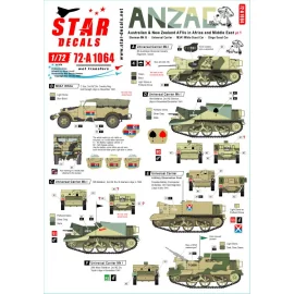 ANZAC 1. Chars et AFV néo-zélandais et australiens en Afrique et au Moyen-Orient WW2. Sherman Mk III, transporteur universel, vo