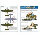 Décal North-American B-25J Mitchell - Corse 340th BG 486 BS 'Bottoms -up II' (Tail 6V) 43-327900 - 340th BG 489th BG 'Ruthie' 43 Décal North-American B-25J Mitchell - Corse 340th BG 486 BS 'Bottoms -up II' (Tail 6V) 43-327900 - 340th BG 489th BG 'Ruthie' 43