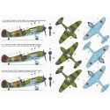 Décal Lavochkin La-5 As soviétiques (4) Argent 3 Capt KANovikov ; Argent 40 Capt JYCyganov ; Argent 60 Gen JJSavickij ; Argent 6 Décal Lavochkin La-5 As soviétiques (4) Argent 3 Capt KANovikov ; Argent 40 Capt JYCyganov ; Argent 60 Gen JJSavickij ; Argent 6