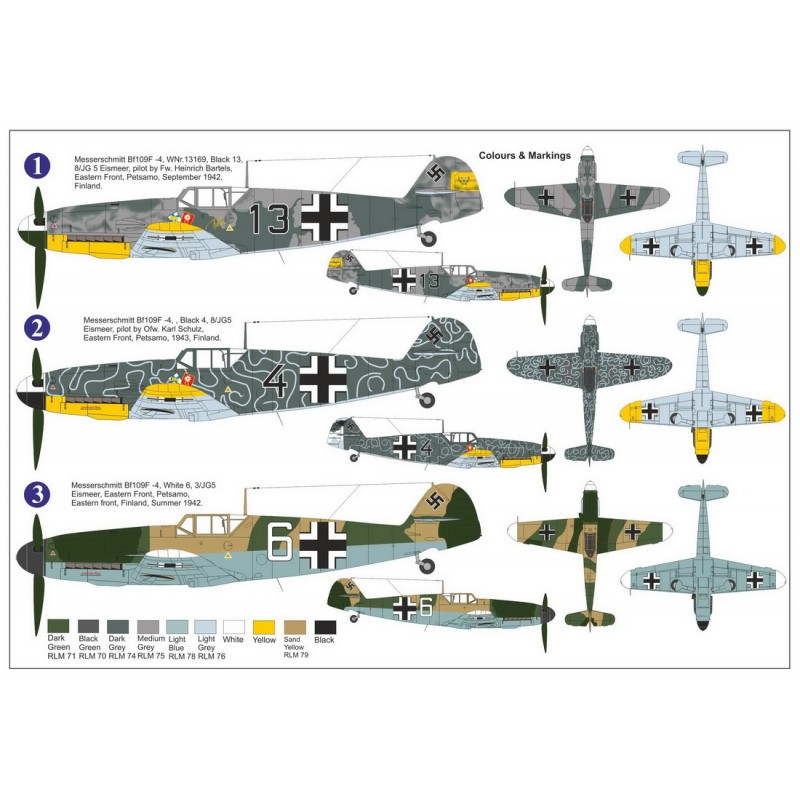 Le filtre Messerschmitt Bf-109F-4 'JG 5 Eismeer' 