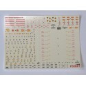 Décal Pochoirs pour Digital Sukhoi Su-25 (Kits Revell, KP, OEZ, Smer, MisterCraft)