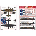 Décal Marquages généraux d'Avro Lancaster (y compris les cocardes et les passerelles de la RAF au pochoir) Décal Marquages généraux d'Avro Lancaster (y compris les cocardes et les passerelles de la RAF au pochoir)