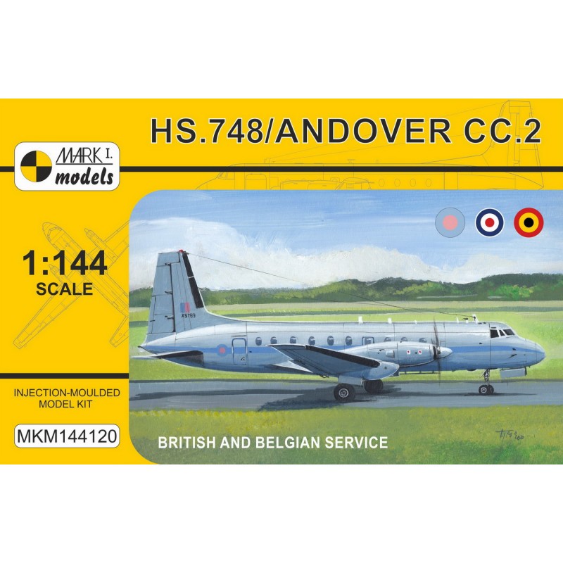 Hawker-Siddeley HS.748 Andover Military 'Europe' (RAF, RAE, AF belge)