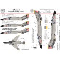 Décal McDonnell F-4J Phantom VF 74 Be-Devilers USS NIMITZ 70's part 1