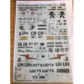Décal De retour en stock! États-UnisAir Force On ShowF-16C Ramstein AB 1993