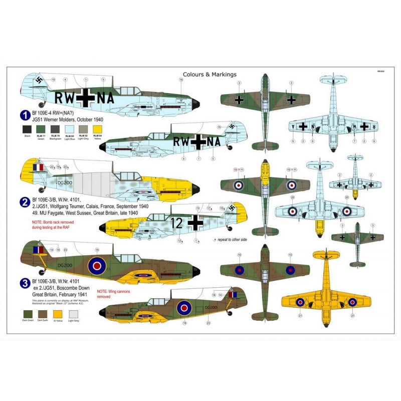 Messerschmitt Bf-109E 'Marquages ​​spéciaux', Pt.II