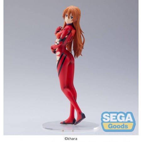  EVANGELION: 3.0+1.0 Thrice Upon a Time statuette PVC SPM Asuka Langley On The Beach 21 cm