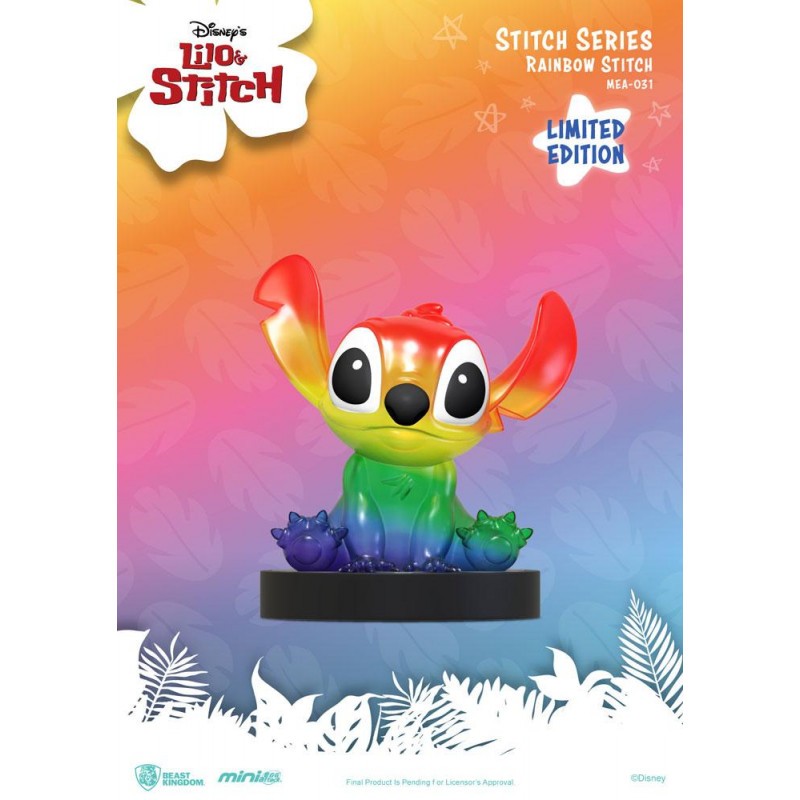 Lilo & Stitch figurine Mini Egg Attack Stitch Series Rainbow Stitch 8 cm
