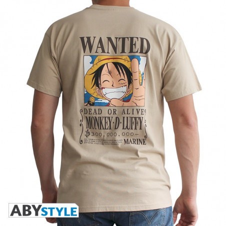  T-Shirt Wanted Luffy (Homme)
