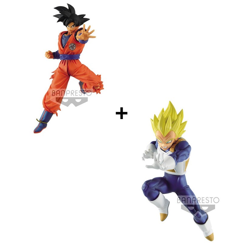 Figurine Pack Goku & Vegeta Chosenshi Retsuden