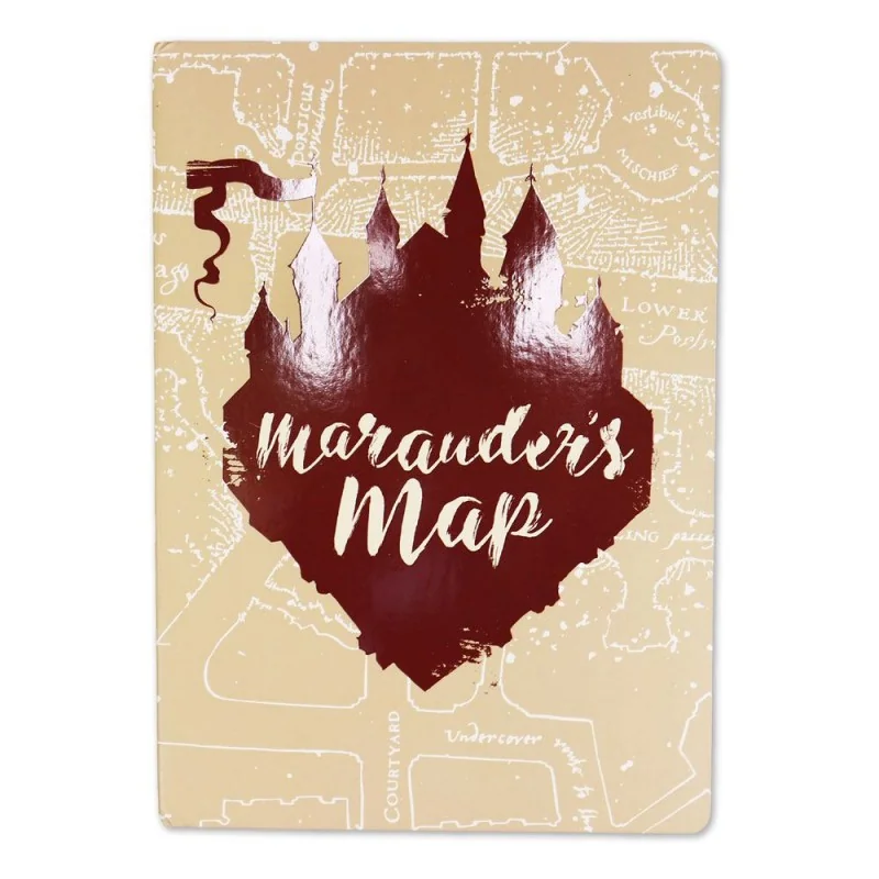 Harry Potter cahier Flex A5 Marauder's Map
