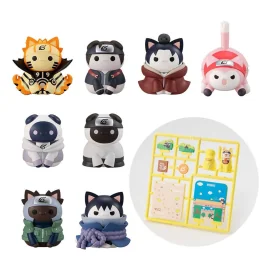 Naruto Shippuden Mega Cat Project trading figures Nyaruto! Ver. Break out! Fourth Great Ninja War Special Set 3 cm