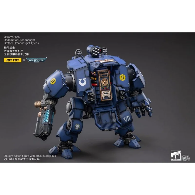 Warhammer 40k figurine 1/18 Ultramarines Redemptor Dreadnought Brother Dreadnought Tyleas 30 cm