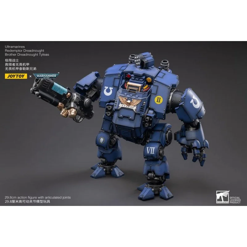 Warhammer 40k figurine 1/18 Ultramarines Redemptor Dreadnought Brother Dreadnought Tyleas 30 cm