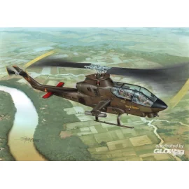 AH-1G Cobra Over Vietnam avec le kit Hi-Tech du système de pistolet M-35