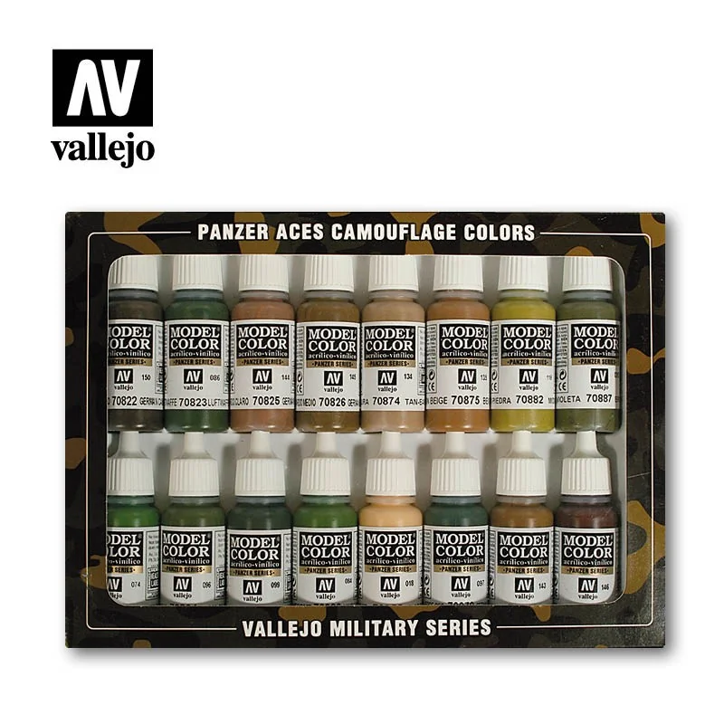 ENSEMBLE DE COULEURS CAMO PANZER ACES 70179 ENSEMBLE DE COULEURS CAMO PANZER ACES 70179