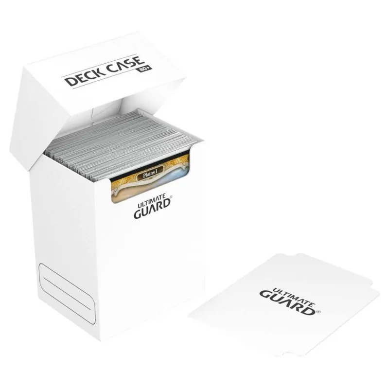 Ultimate Guard boîte pour cartes Deck Case 80+ taille standard Blanc