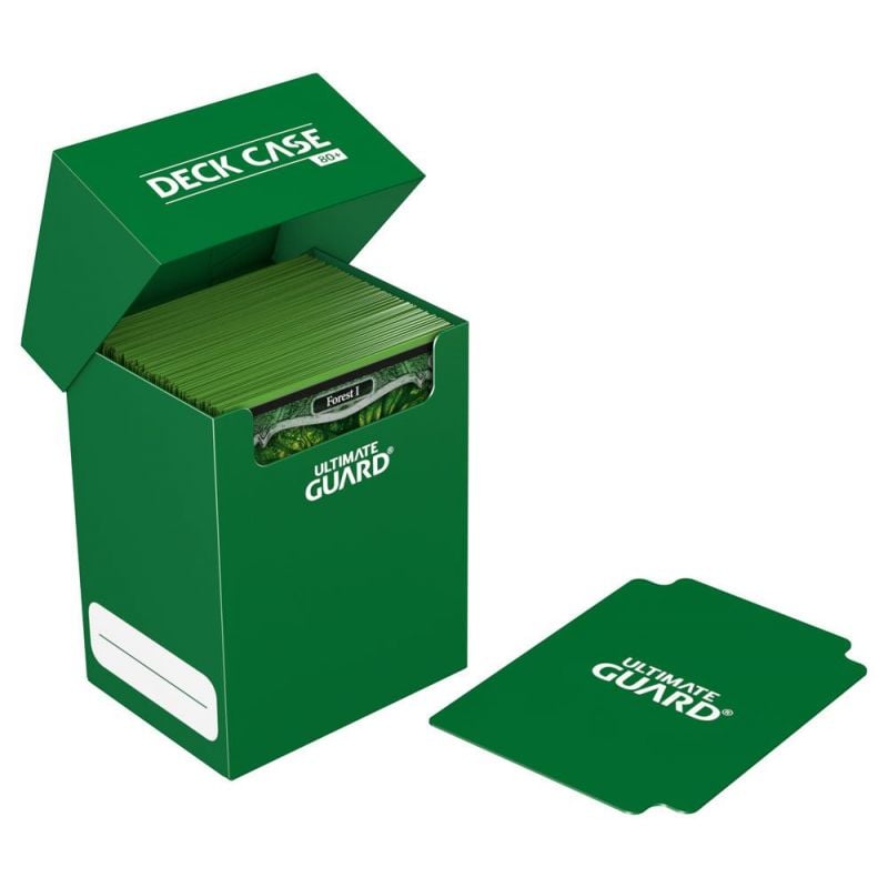 Ultimate Guard boîte pour cartes Deck Case 80+ taille standard Vert