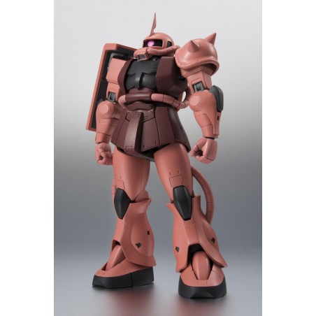 Gunpla Mobile Suit Gundam figurine Robot Spirits (Side MS) MS-06S ZAKU II CHAR'S CUSTOM MODEL ver. A.N.I.M.E. xx cm