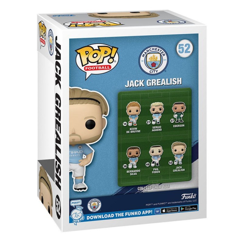 Figurines Pop Manchester City F.C. POP! Football Vinyl Figurine Jack G. 9 cm