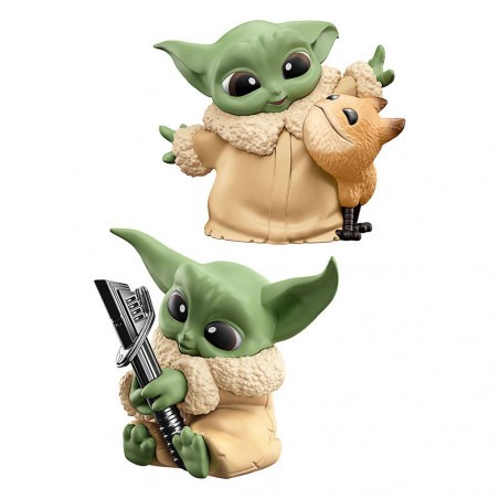  Star Wars Bounty Collection pack 2 figurines Grogu Loth-Cat Cuddles & Darksaber Discovery 6 cm