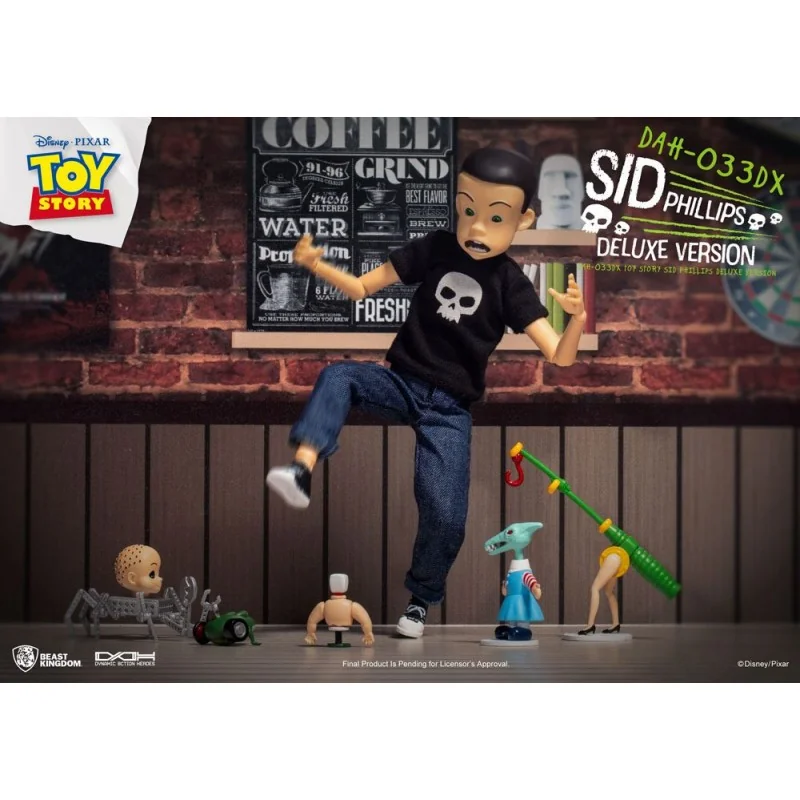 Toy Story figurine Dynamic Action Heroes Sid Phillips Deluxe Version 14 cm