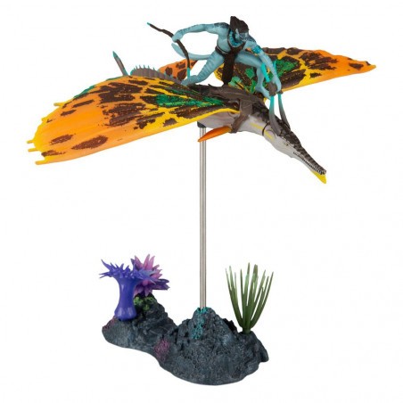 Figurine articulée Avatar : La Voie de l'eau figurines Deluxe Large Tonowari & Skimwing