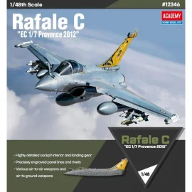 Maquette d'avion en plastique Rafale C "EC 1/7 Provence 2012"