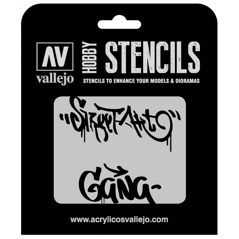 STENCIL STLET004 STREET ART 2