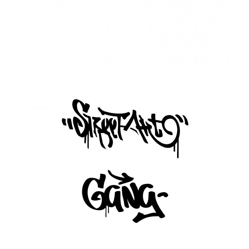 STENCIL STLET004 STREET ART 2