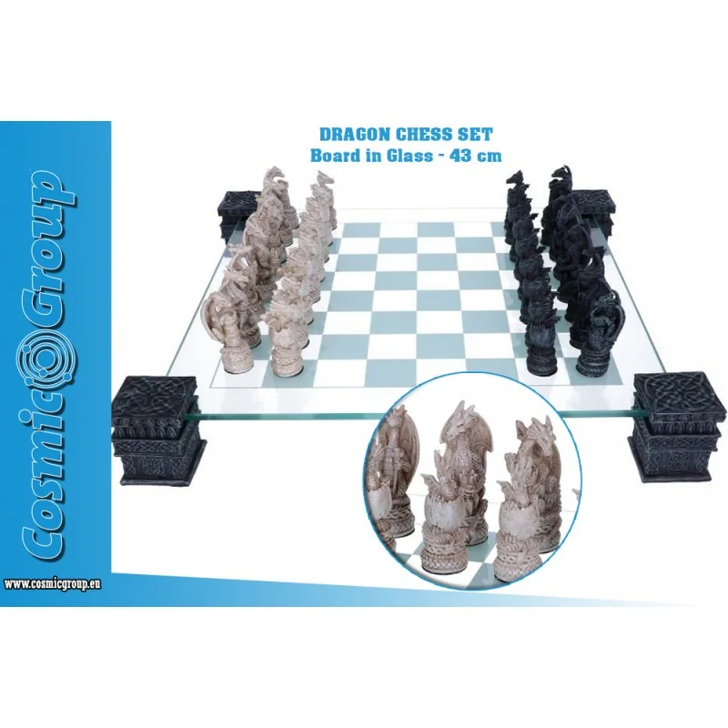 DRAGON CHESS SET 43CM