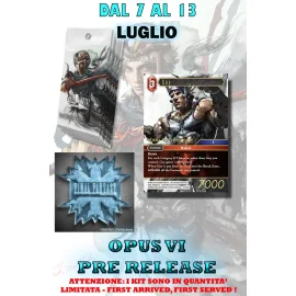 FFTCG OPUS VI PRE RELEASE KIT (ITA version)