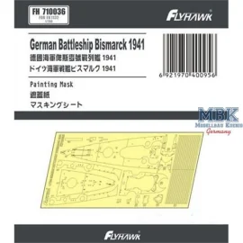 Cuirassé Bismarck 1941 Peinture Masque taille M/L