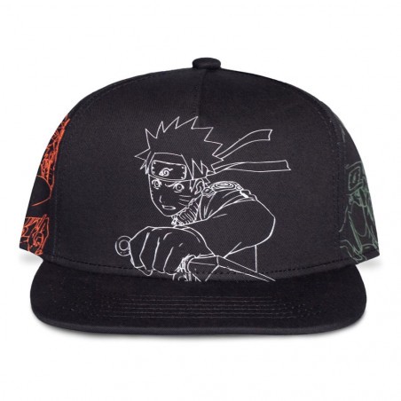  Naruto Shippuden casquette Snapback Outline Characters